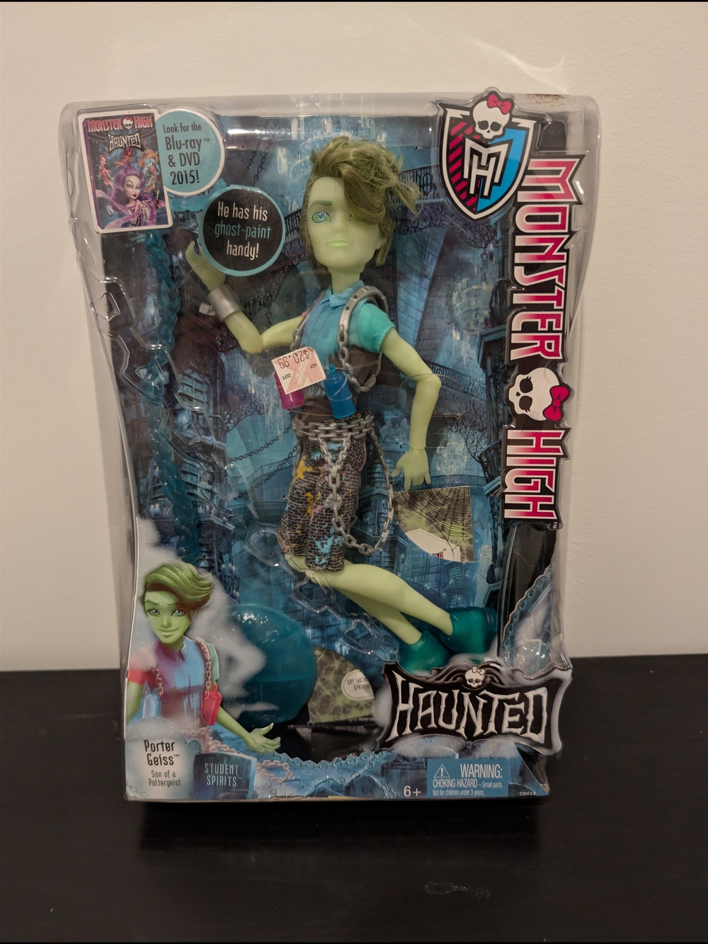 Monster High Porter Geiss Haunted NIB Doll
